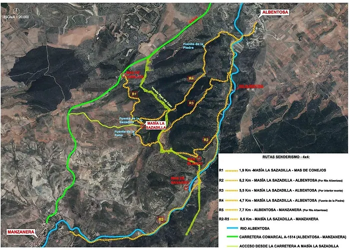 Masia La Sazadilla Con Piscina シャレー