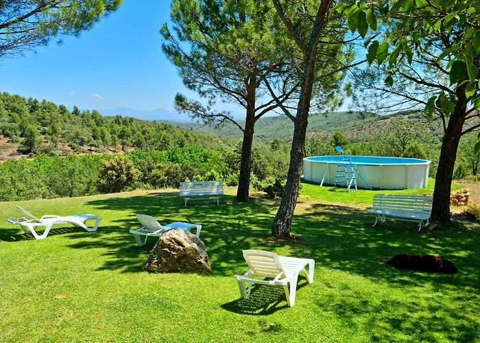 シャレー Masia La Sazadilla Con Piscina